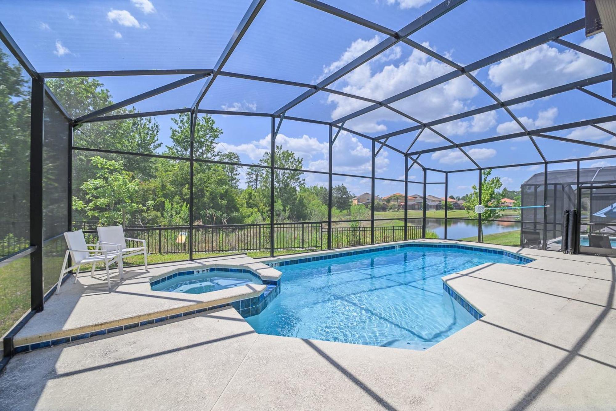 Stunning 9Br Home - Family Resort With Private Pool, Hot Tub, Games Room And Bbq! Kissimmee Kültér fotó