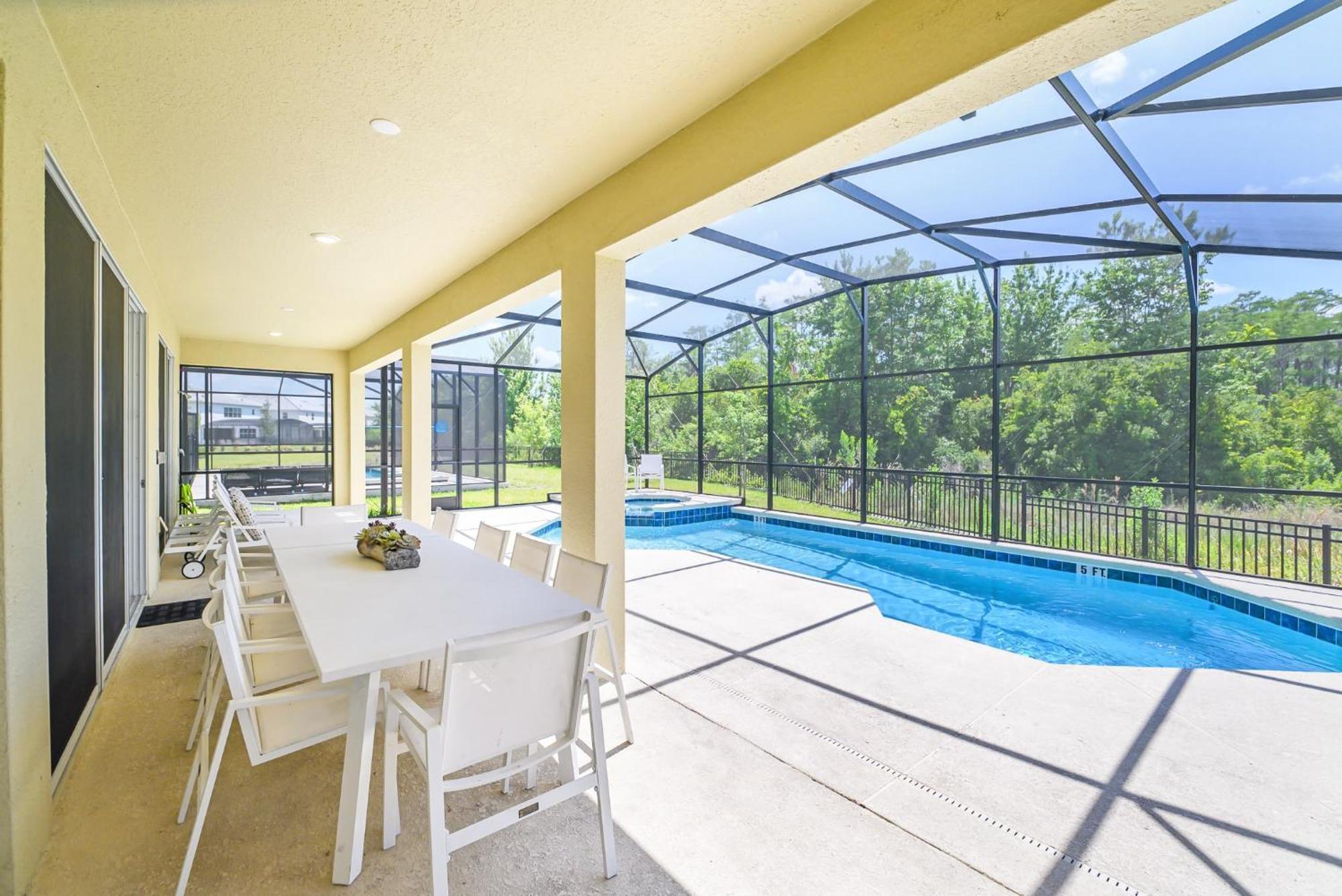 Stunning 9Br Home - Family Resort With Private Pool, Hot Tub, Games Room And Bbq! Kissimmee Kültér fotó